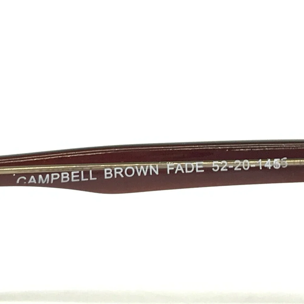 Affordable Designs Eyeglasses Frames CAMPBELL BROWN FADE Square 52-20-145